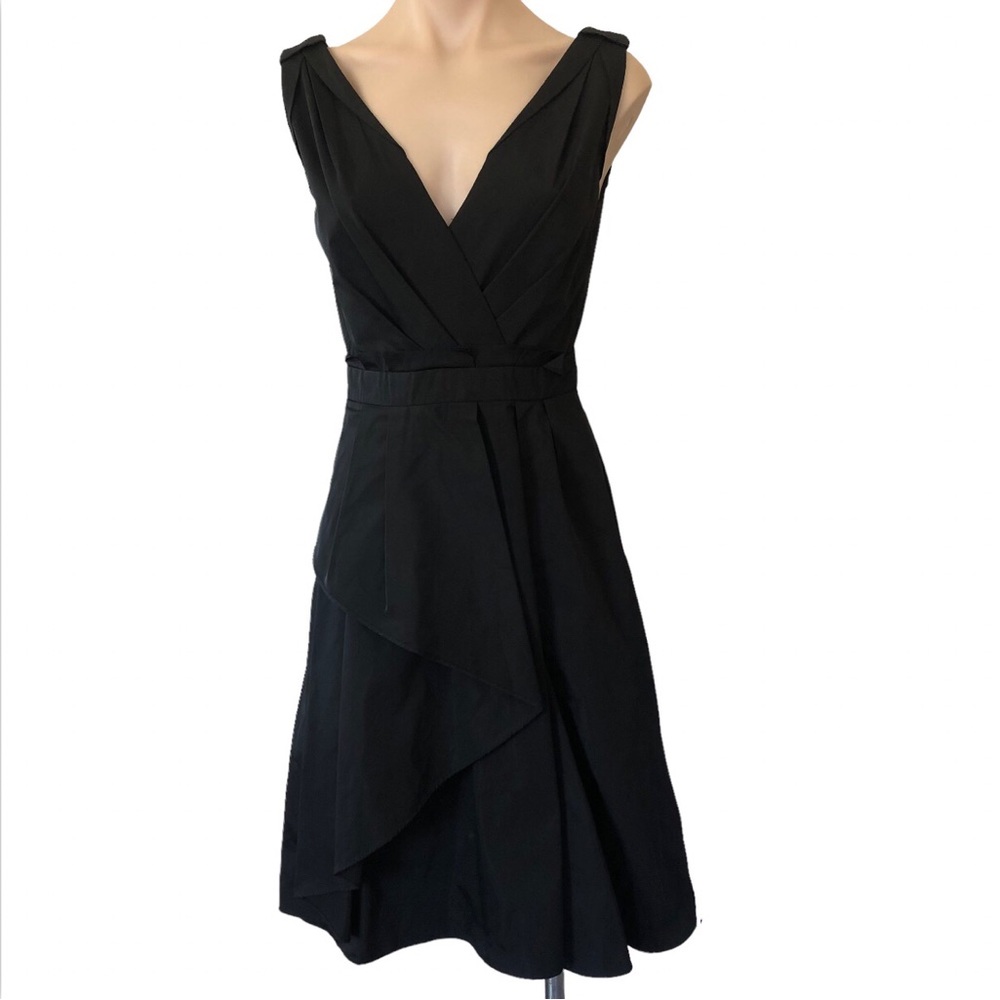 🌿 VERONIKA MAINE 🌿 sleeveless waterfall dress size 6 - Picture 1 of 9